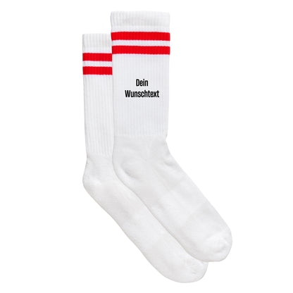 Sportsocken "Wunschtext"