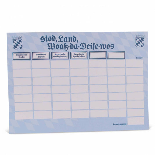 Spiel "Stod, Land, Woaß - da - Deife - wos" - meinherzschlag.de