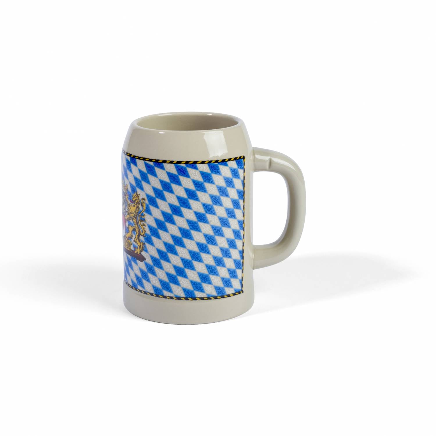Stein - Bierkrug mit Bayern - Rauten - meinherzschlag.de