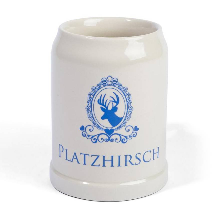 Bierkrug "Platzhirsch" - meinherzschlag.de
