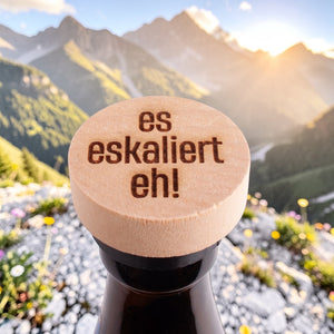 Stopsl "es eskaliert eh!" von meinherzschlag – Produktbild 1 von 4.