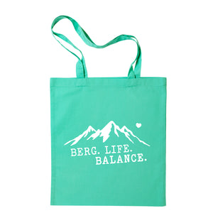 Tasche "Berg. Life. Balance." - meinherzschlag.de