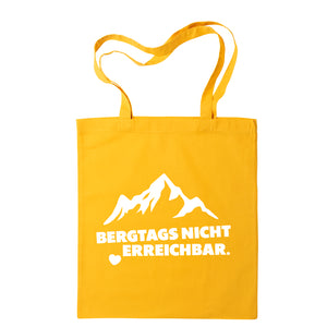 Tasche "Bergtags nicht erreichbar" - meinherzschlag.de