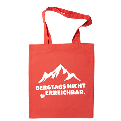 Tasche "Bergtags nicht erreichbar" - meinherzschlag.de