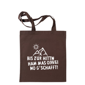 Tasche "Bis zur Hittn" - meinherzschlag.de