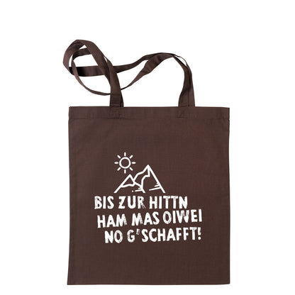 Tasche "Bis zur Hittn" - meinherzschlag.de