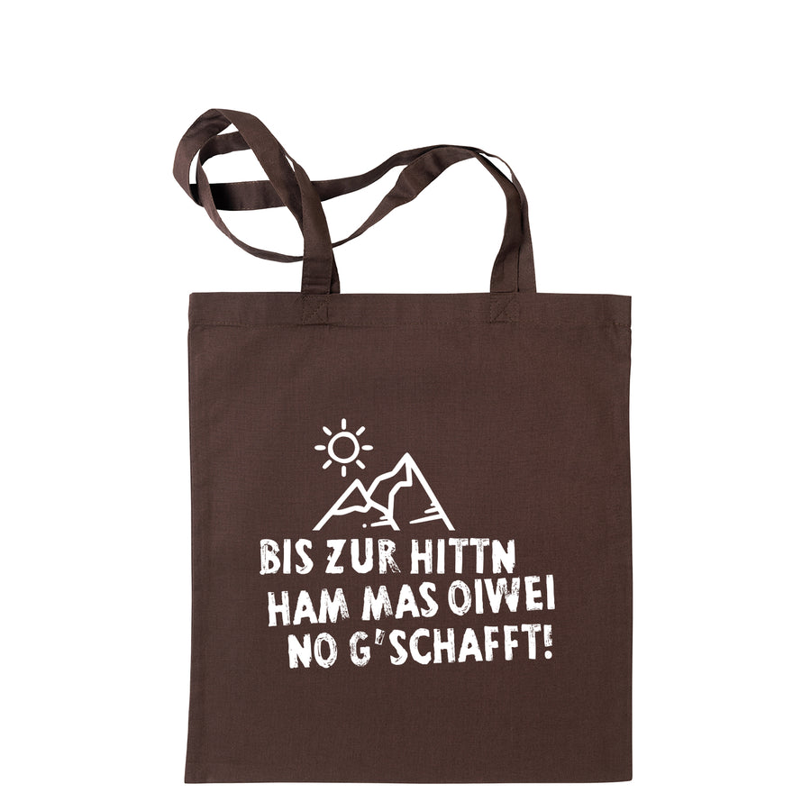 Tasche "Bis zur Hittn" - meinherzschlag.de