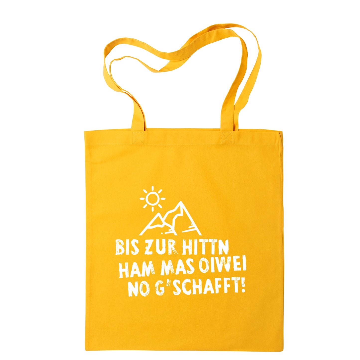 Tasche "Bis zur Hittn" - meinherzschlag.de