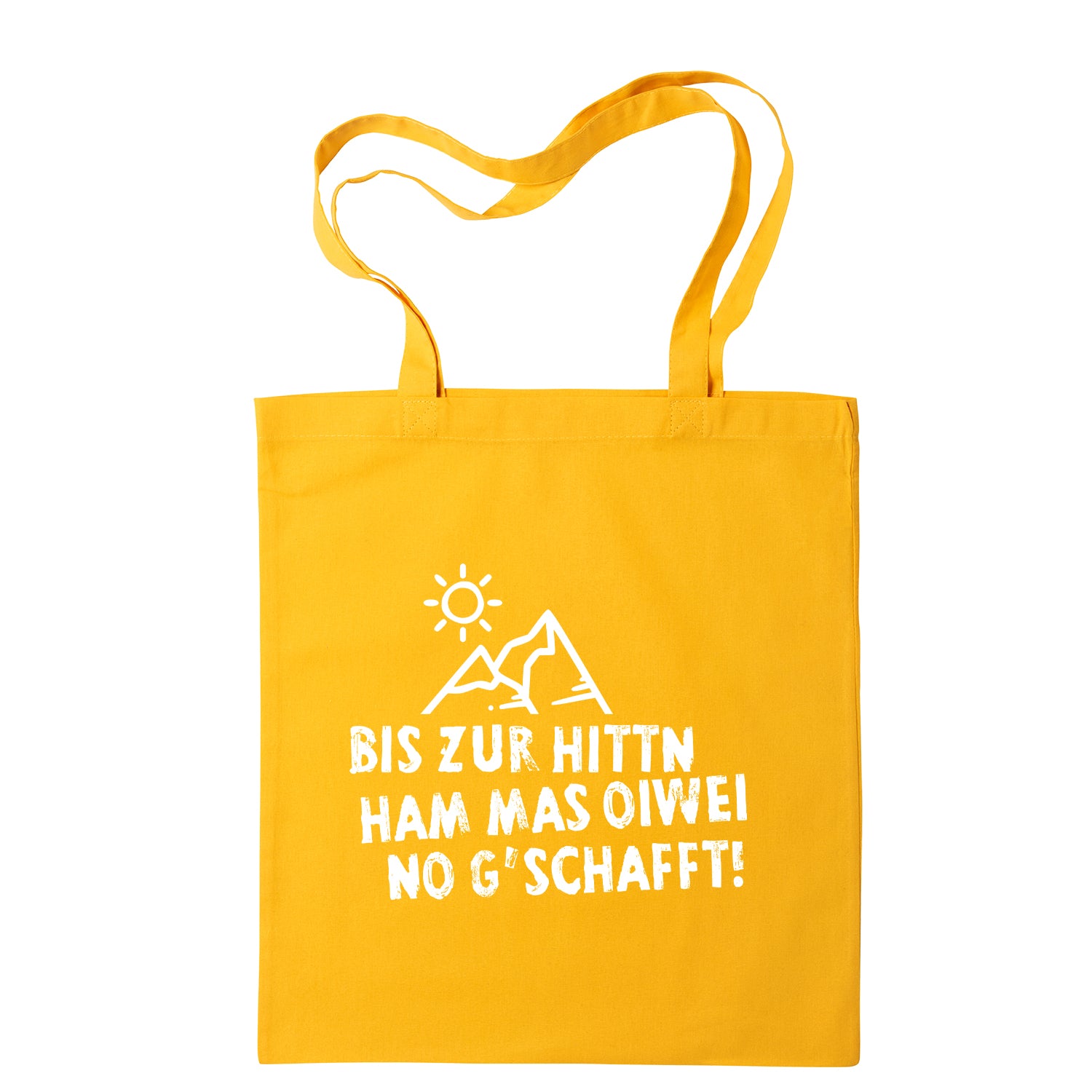Tasche "Bis zur Hittn" - meinherzschlag.de
