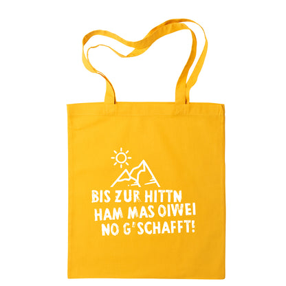 Tasche "Bis zur Hittn" - meinherzschlag.de