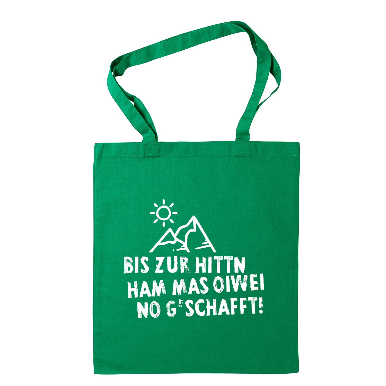 Tasche "Bis zur Hittn" - meinherzschlag.de
