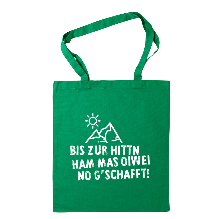 Tasche "Bis zur Hittn" - meinherzschlag.de