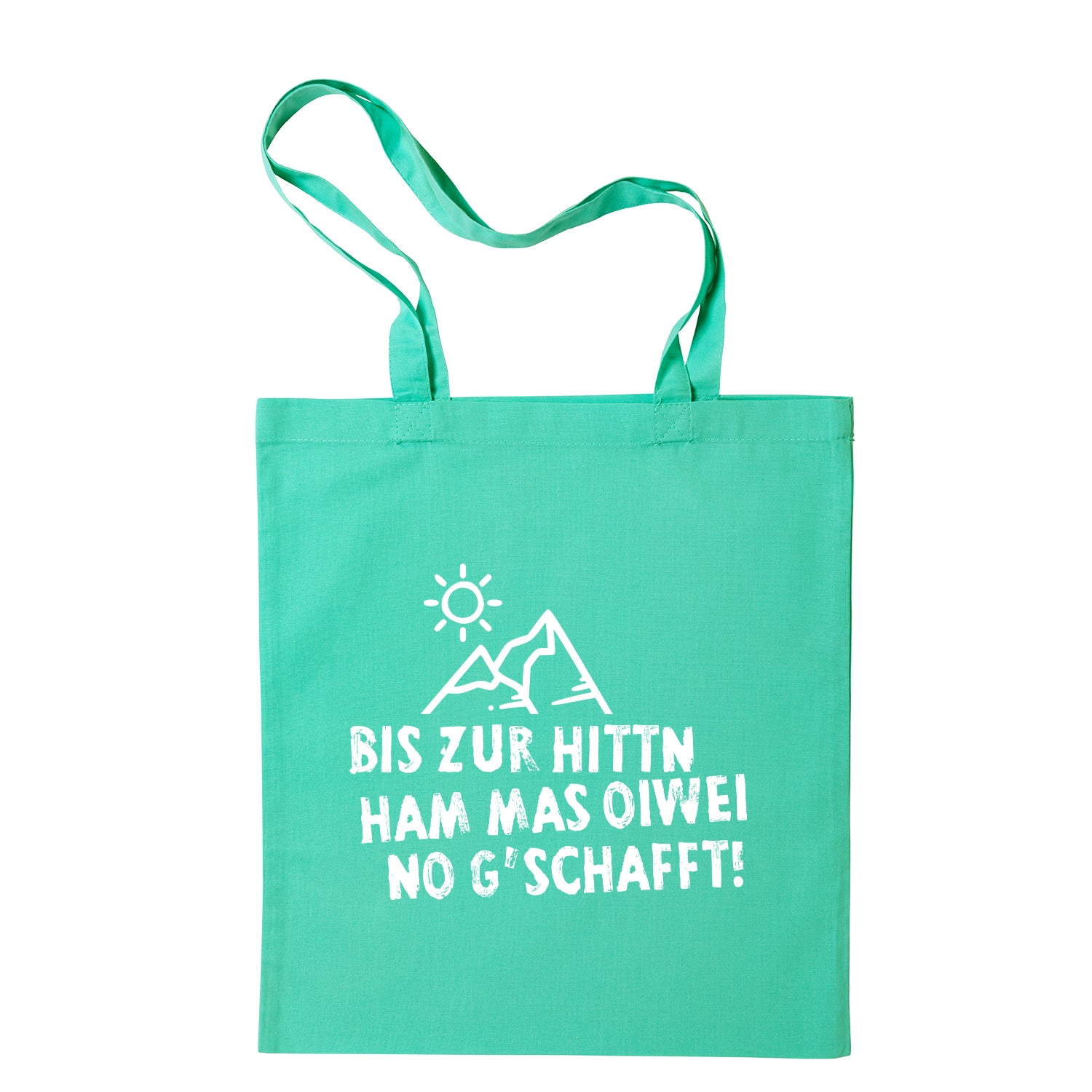 Tasche "Bis zur Hittn" - meinherzschlag.de