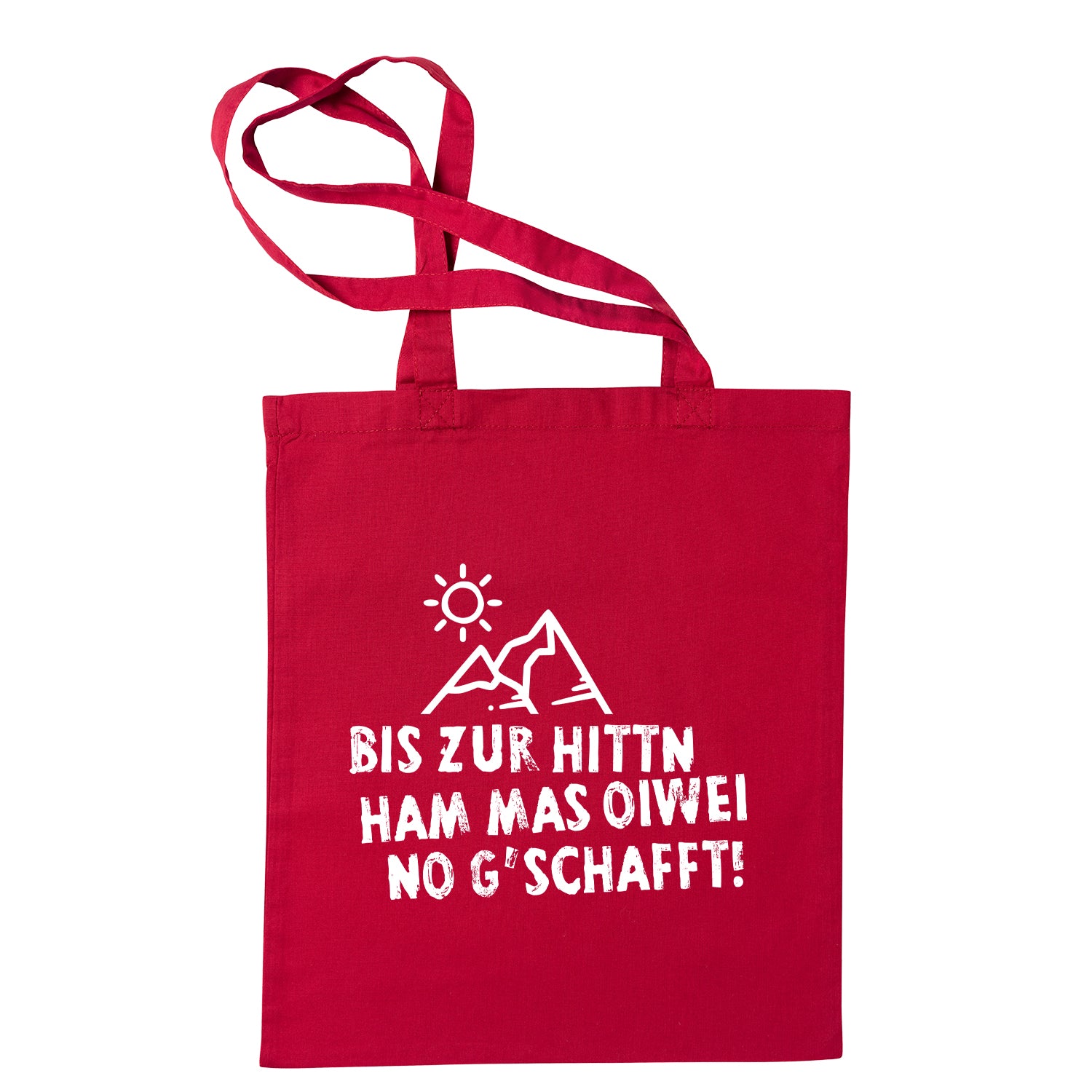 Tasche "Bis zur Hittn" - meinherzschlag.de