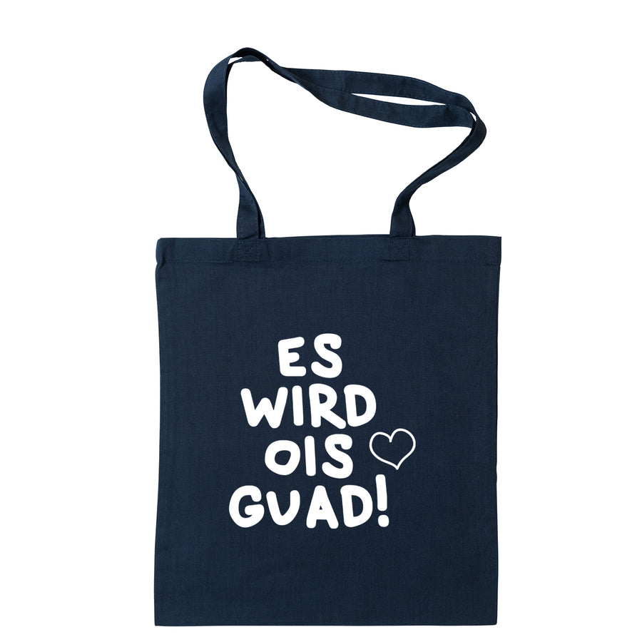 Tasche "Es wird ois guad!" von meinherzschlag – Produktbild 6 von 11.