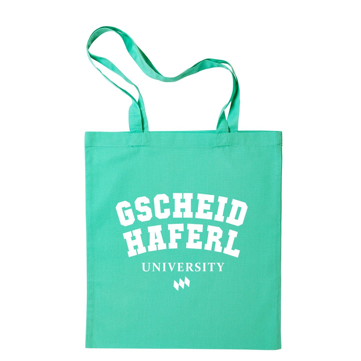 Tasche "Gscheidhaferl University" - meinherzschlag.de