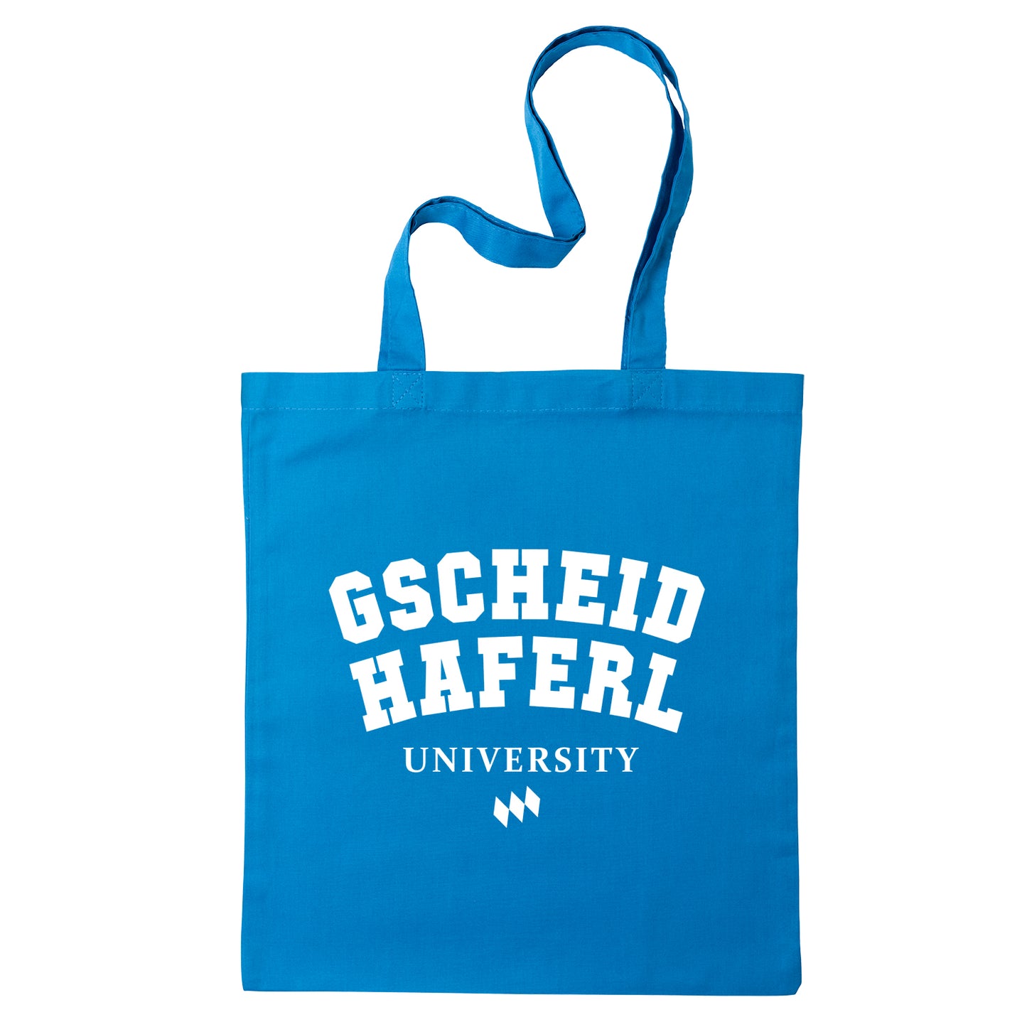 Tasche "Gscheidhaferl University" - meinherzschlag.de