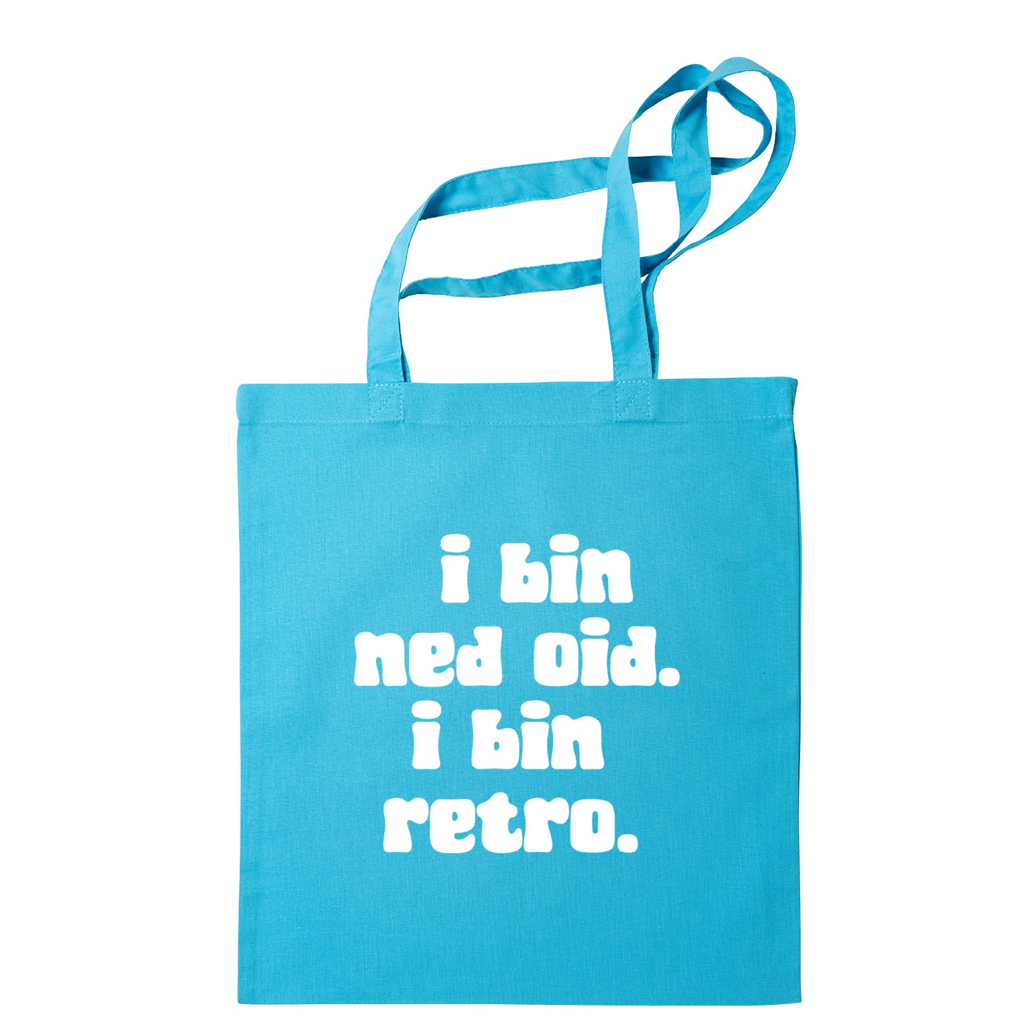 Tasche "I bin ned oid. I bin retro." - meinherzschlag.de