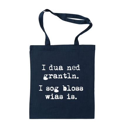 Tasche "I sog bloss wia's is" - meinherzschlag.de