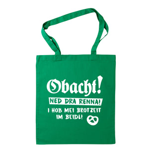 Tasche "Ned dra renna!" - meinherzschlag.de