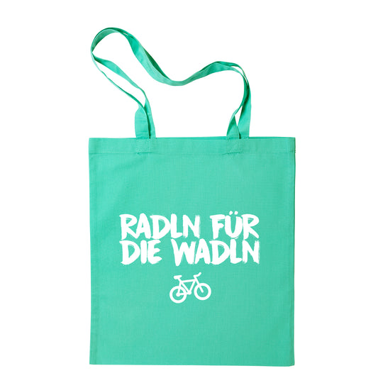 Tasche "Radln für die Wadln" - meinherzschlag.de