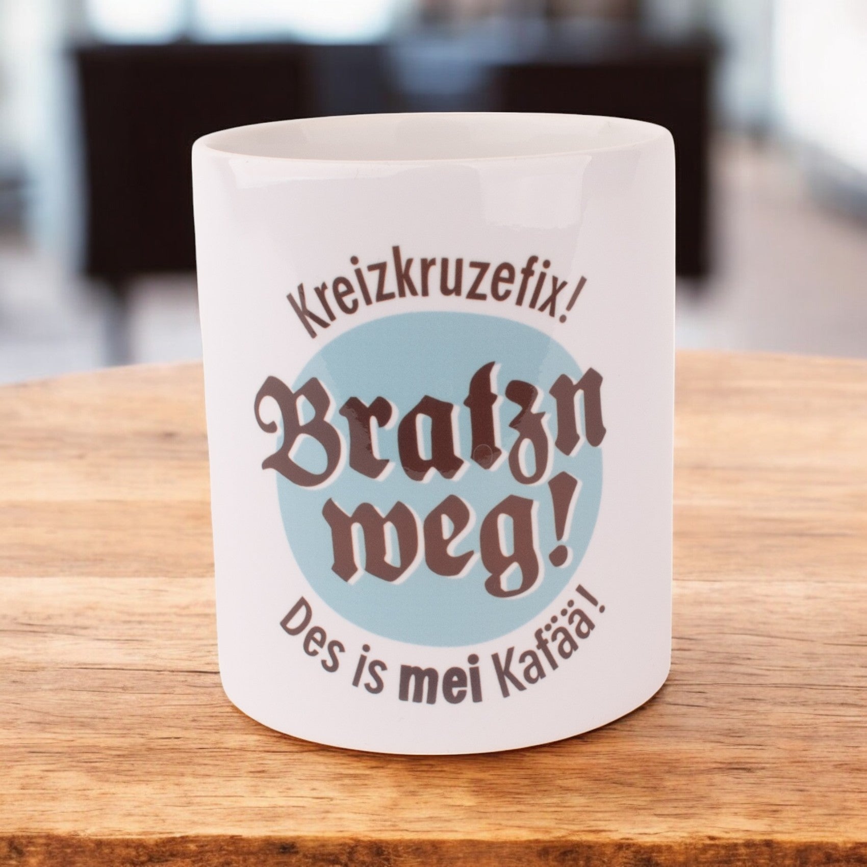 Tasse "Bratzn weg!" - meinherzschlag.de