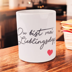 Tasse "Lieblingsdepp" - meinherzschlag.de