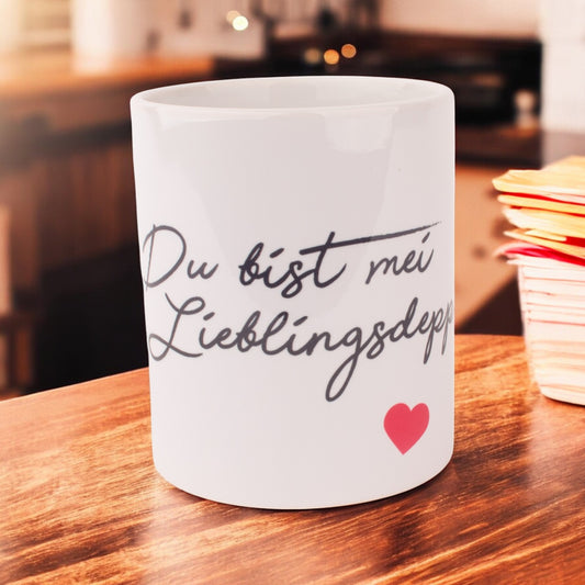 Tasse "Lieblingsdepp" - meinherzschlag.de