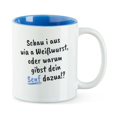 Tasse "Weißwurst und Senf"