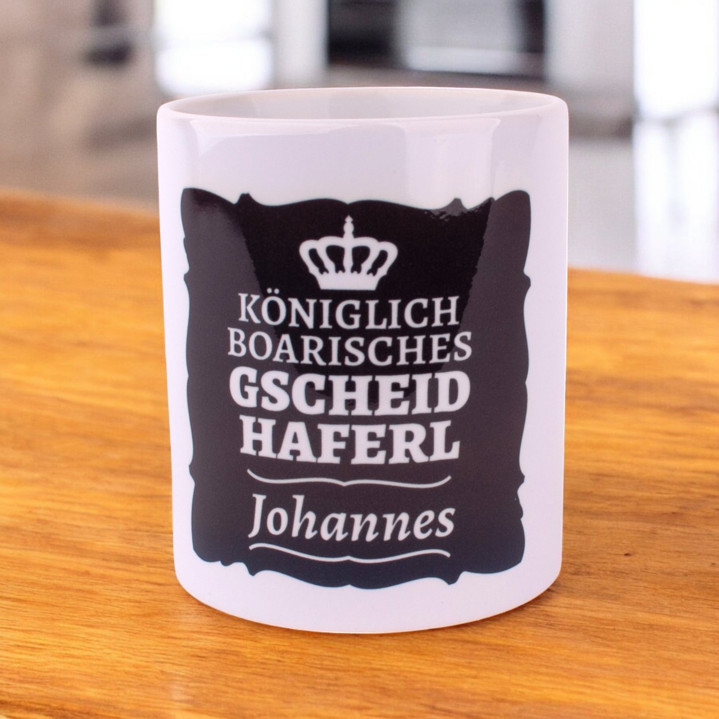 Gscheidhaferl mit Wunschtext - meinherzschlag.de