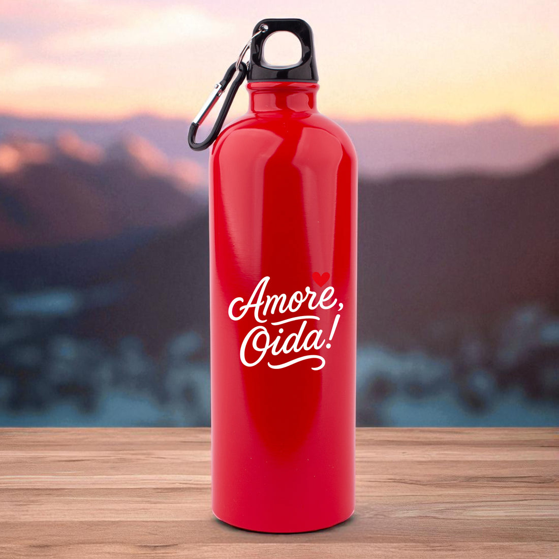 Edelstahl-Trinkflasche &quot;Amore, Oida!&quot;