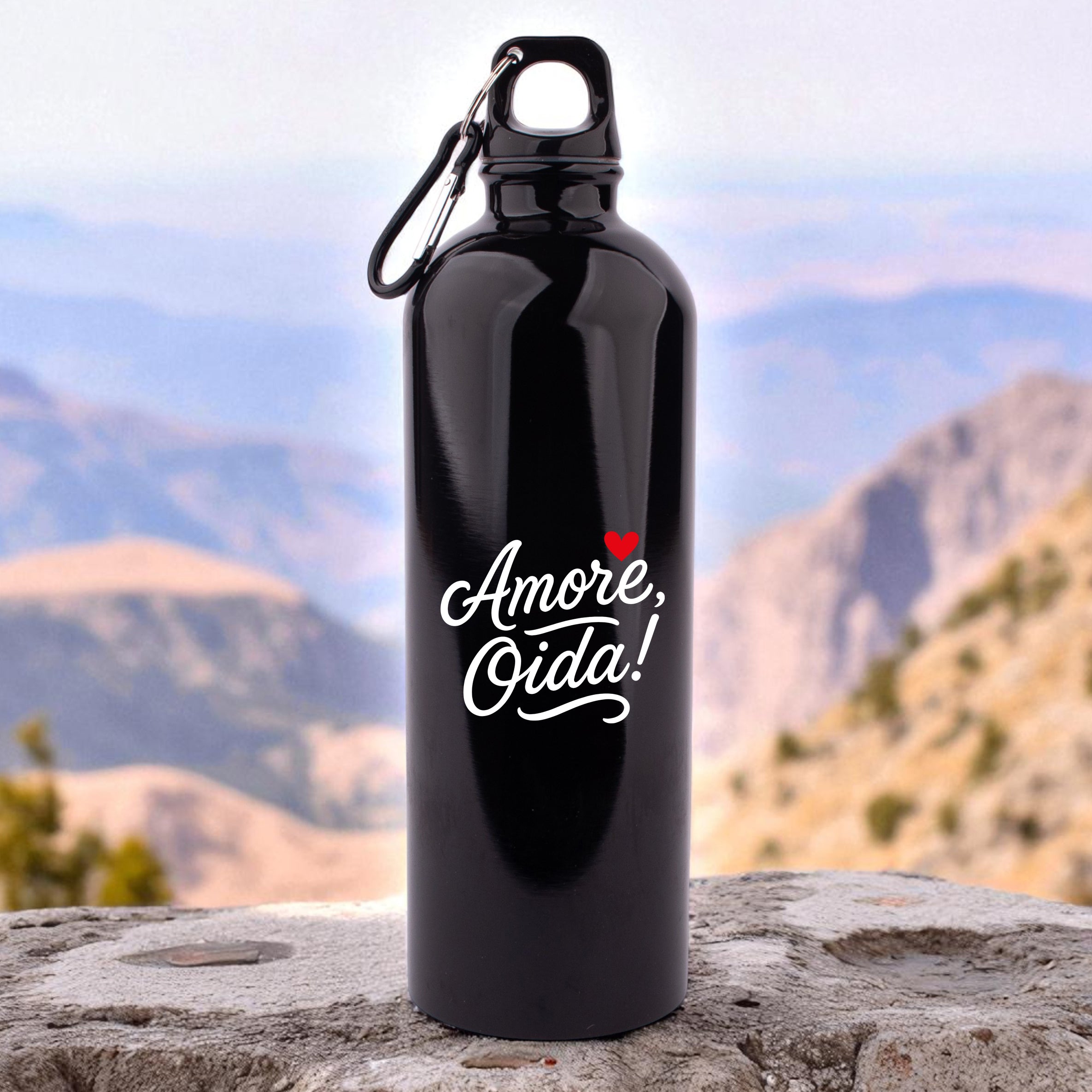 Edelstahl-Trinkflasche &quot;Amore, Oida!&quot;