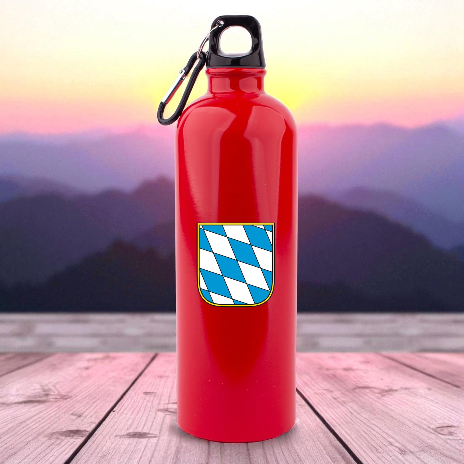 Edelstahl-Trinkflasche &quot;Bayernwappen&quot;
