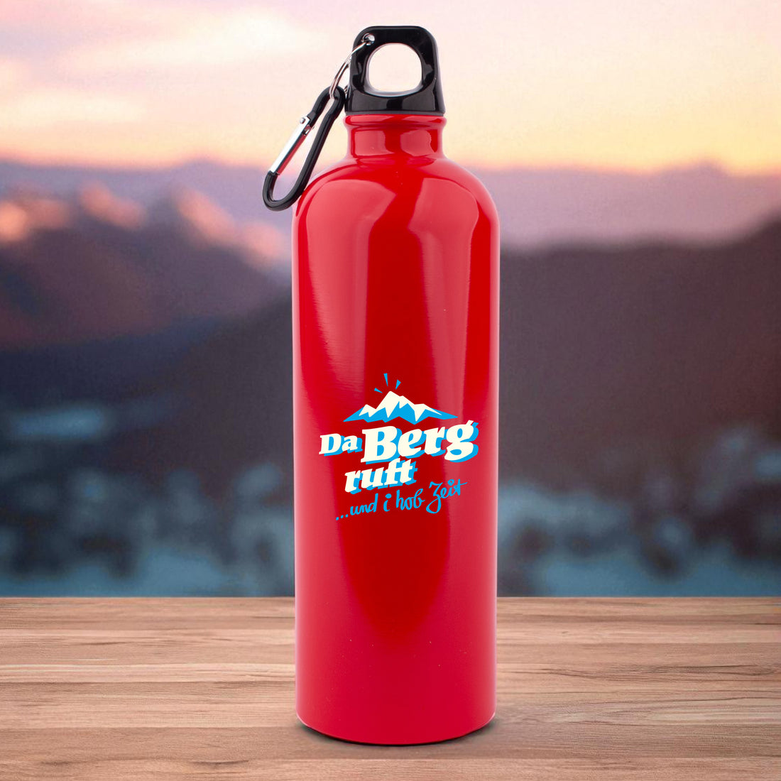 Edelstahl-Trinkflasche &quot;da Berg ruft&quot;