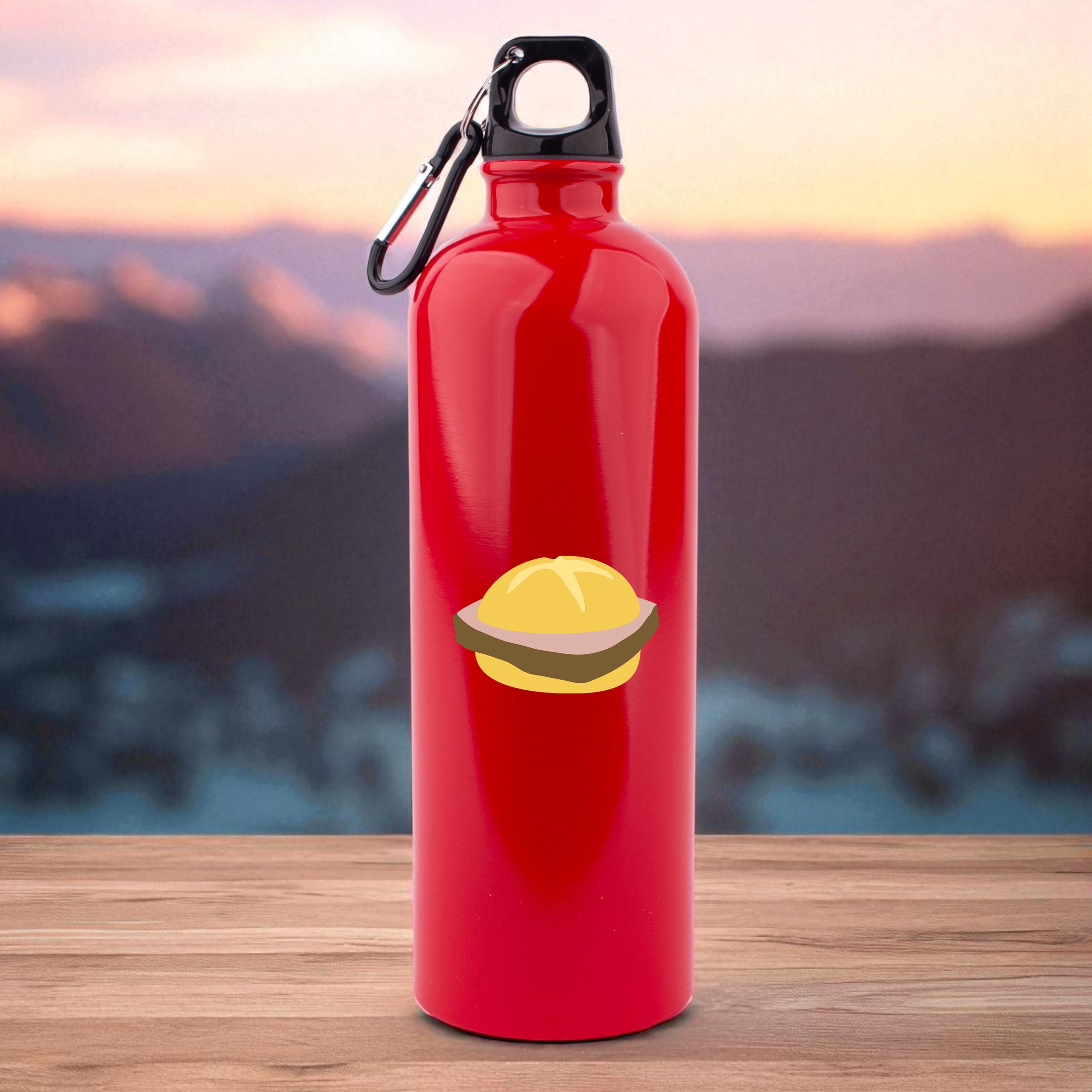 Edelstahl-Trinkflasche &quot;Leberkas&quot;