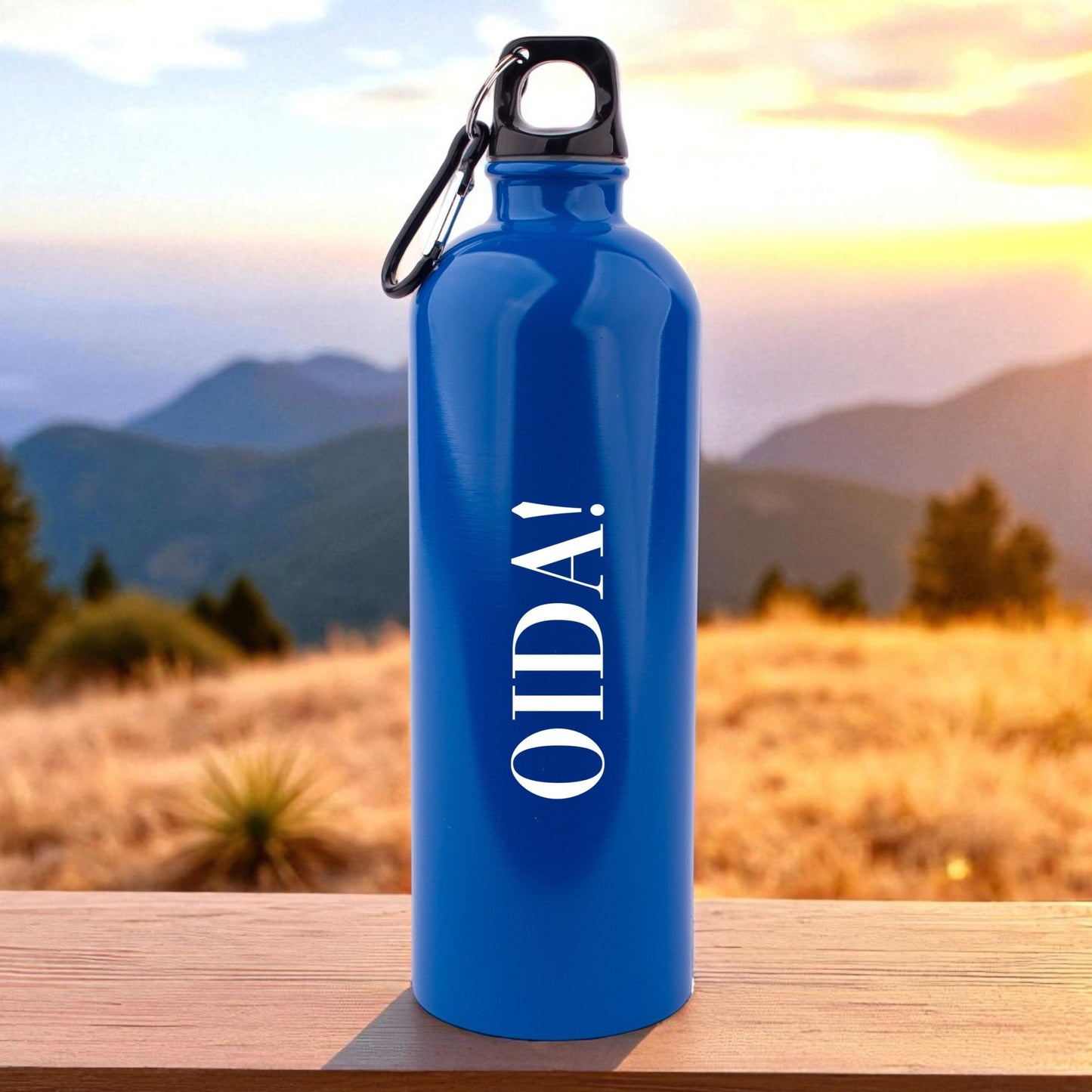 Edelstahl - Trinkflasche "OIDA!" - meinherzschlag.de