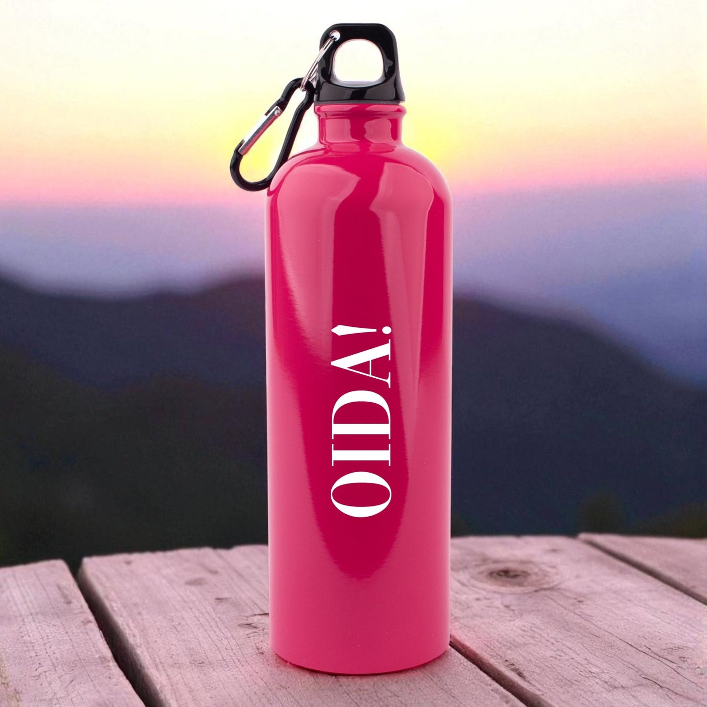 Edelstahl - Trinkflasche "OIDA!" - meinherzschlag.de