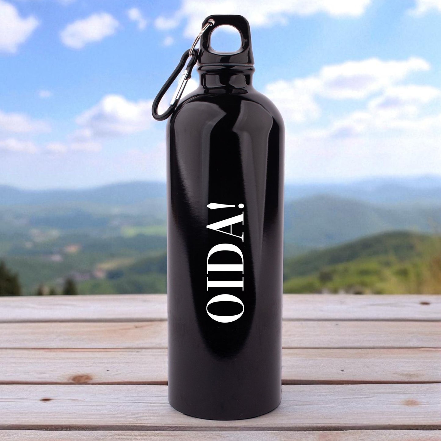 Edelstahl - Trinkflasche "OIDA!" - meinherzschlag.de