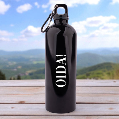 Edelstahl - Trinkflasche "OIDA!" - meinherzschlag.de