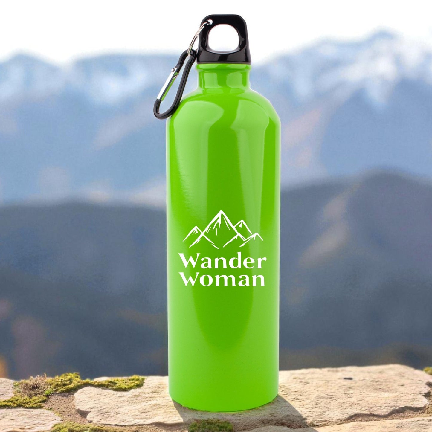 Edelstahl - Trinkflasche "Wander Woman" - meinherzschlag.de