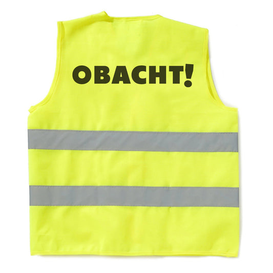 Warnweste "Obacht!" - meinherzschlag.de