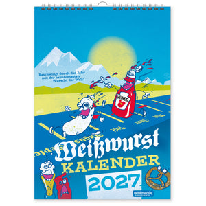 Der Weißwurst-Kalender 2027 von meinherzschlag – Produktbild 1 von 6.