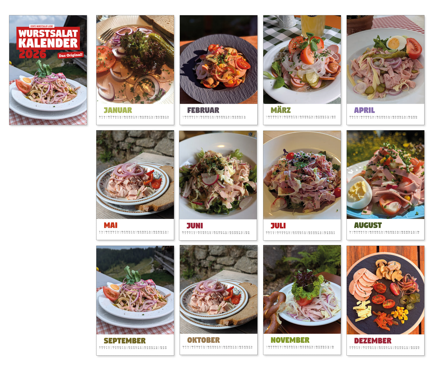 Der Wurstsalat-Kalender 2026