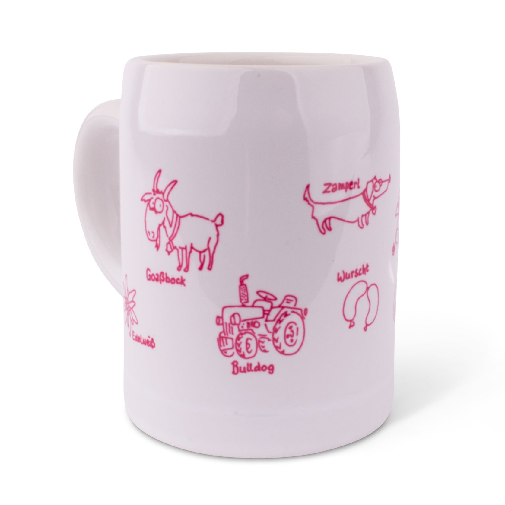 Kinderkrug "Zwergerl" pink - meinherzschlag.de