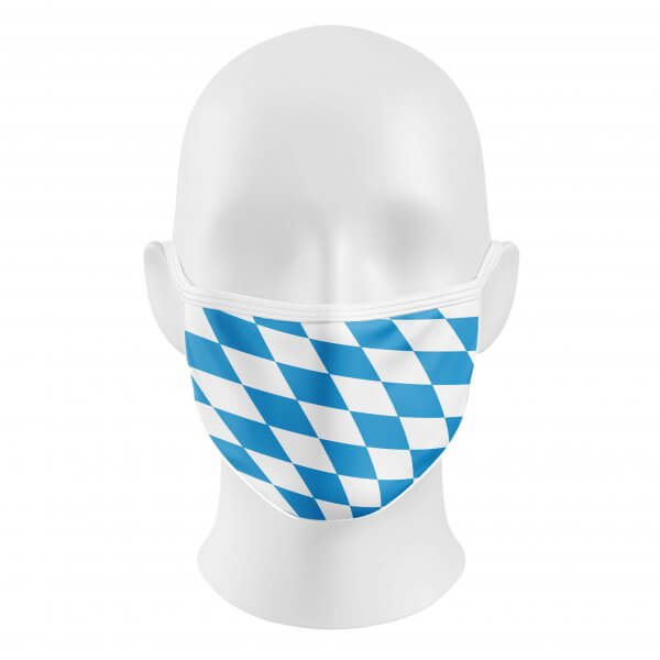 mund-nasen-maske-bayerische-rauten-bayern