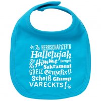 Babylätzchen "Hallelujah" türkis