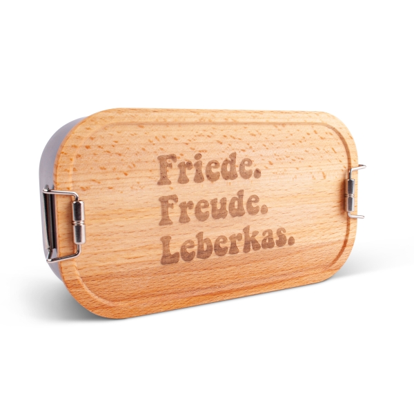 Brotzeitbox "Friede. Freude. Leberkas."