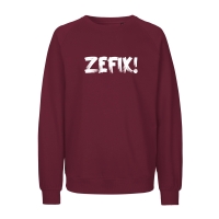 Sweatshirt "ZEFIX!" L bordeaux
