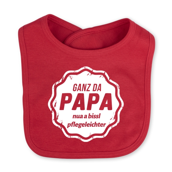 Babylätzchen "Ganz da Papa"