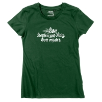Damen-Shirt "Hopfen & Malz" M grün